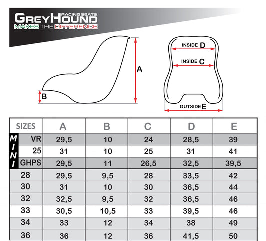 GreyHound R1 Racing Seat